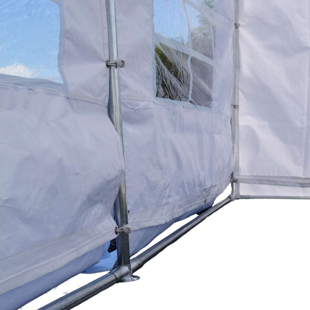 Partyzelt 4x6m Wasserdicht- Alle Seitenteile- Festzelt- Pavillon- Hochzeit- Bierzelt